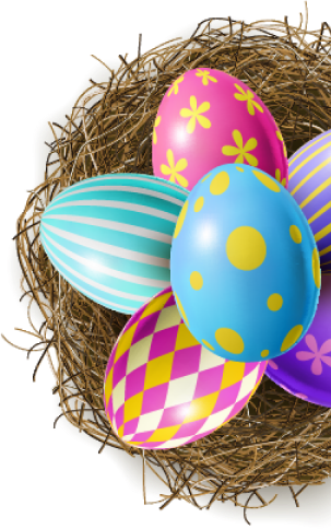Easter Bunny entertainer with children for school and church events