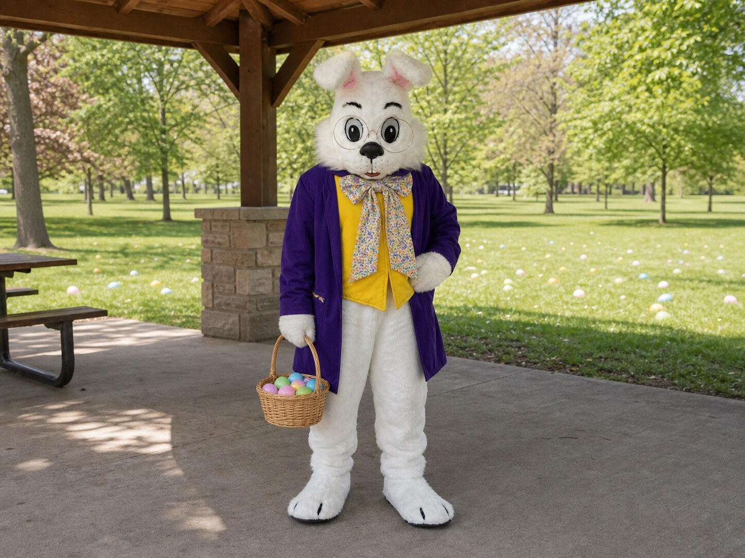 Columbus Easter Bunny ready for community park egg hunt
